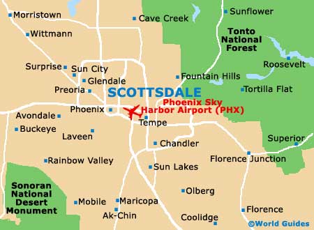 Small Scottsdale Map