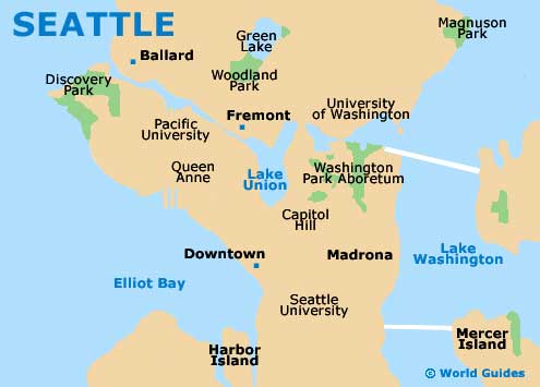 Small Seattle Map