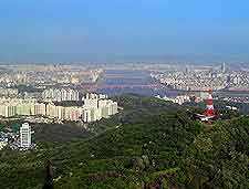Image showing an aerial view of Seoul