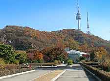 Skyline picture, showing the N Seoul Tower in the distance
