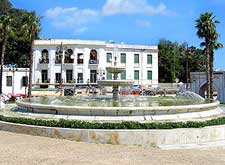Photo of the Grand Socco market area of Tangiers, Morocco
