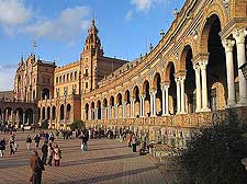 Picture showing Plaza de Espana de Sevilla