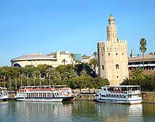 Photo of Guadalquivir river over the city of Seville