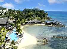 Photo of secluded beach on the Seychelles