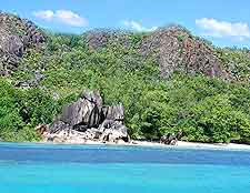Curieuse Marine National Park view