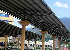 View of local bus transport / station