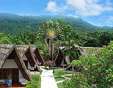 Photo of lodge accommodation on La Digue Island, Seychelles