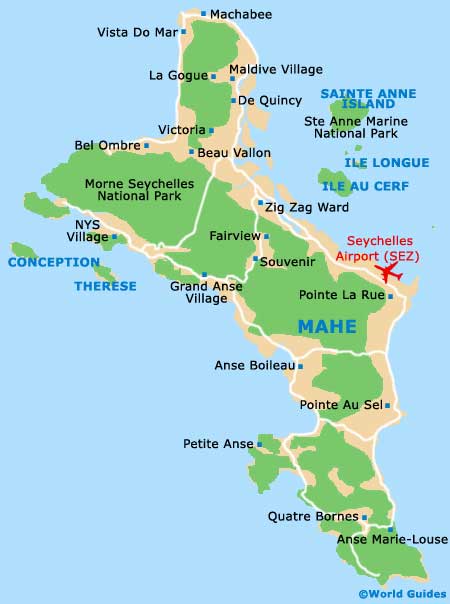 Mahe map