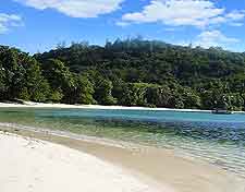 Image of beach at Mahe's Port Launay Marine National Park