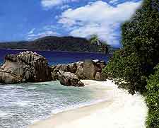 Photo showing La Plage vue des Rochers, Victoria, Mahe Island, Seychelles