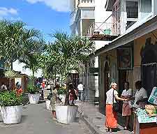 Photo of shopping at Victoria, capital of the Seychelles