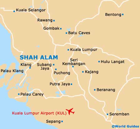 Small Shah Alam Map
