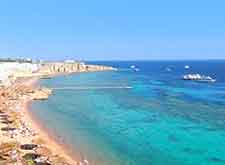 View of the coastline