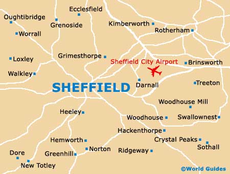 Small Sheffield Map