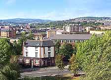 Aerial photo of the city centre