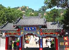 View of temple in Anshan