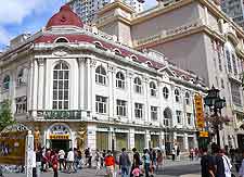 Image of central shopping district