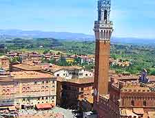 Central city view, showing tower