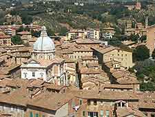 Further rooftop view of Siena