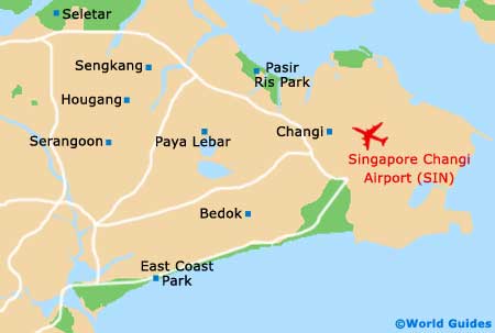 Singapore Changi Airport map