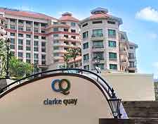 Photo showing the entrance to Clarke Quay
