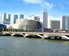View of the Esplanade and the Theatres on the Bay attraction