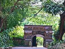 View of historic Fort Canning