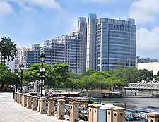 Image of waterfront promenade in Singapore City