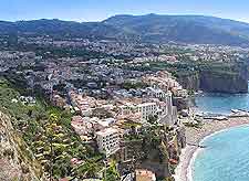 Aerial photograph of the Naples shoreline