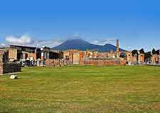 Image of the ancient city of Pompeii, Italy