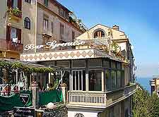 Image showing breathtaking restaurant terrace and views