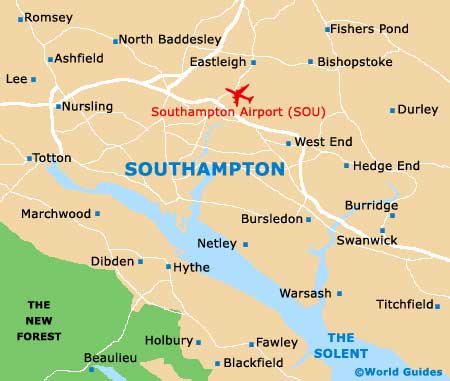 Small Southampton Map