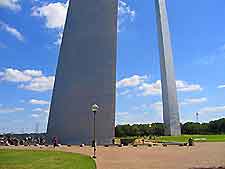 St Louis Arch Closeup