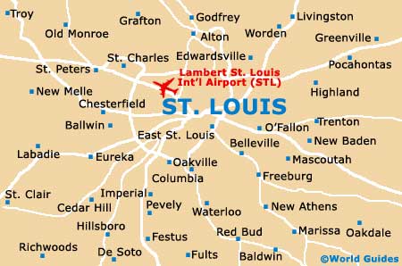 Small St. Louis Map