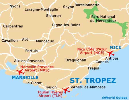 Small St Tropez Map