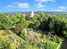 Castle view, showing Stirling's cemetery
