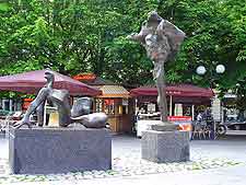Picture of sculptures in Ostermalm
