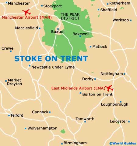Small Stoke on Trent Map