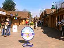 Image of the shopping village at Trentham