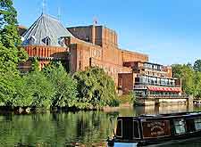 View of the River Avon and the Royal Shakespeare Theatre