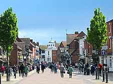 Central image, showing the shopping district