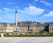 Further photograph of the palatial New Castle (Neues Schloss)