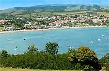 Distant view of the shore