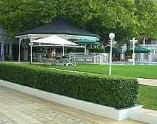 Photo of hotel gardens in Swaziland