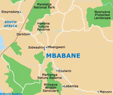 Mbabane map