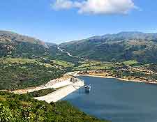 Picture showing the Maguga Dam at Piggs Peak
