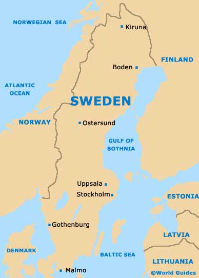 Sweden Map