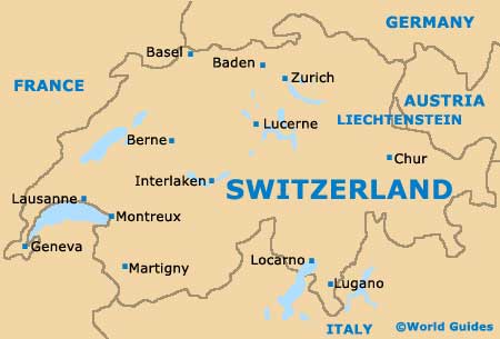 Switzerland Map