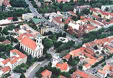 Aerial view of Békéscsaba
