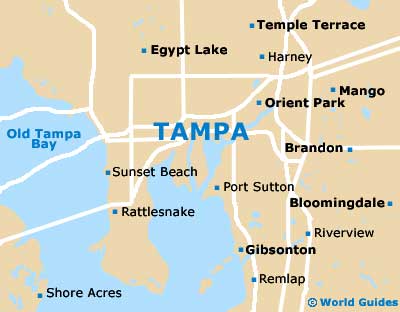 Small Tampa Map